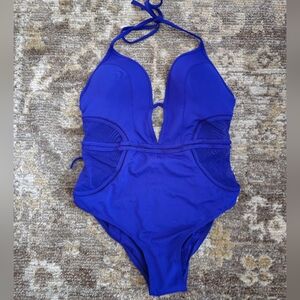 Jets By Jessika Allen Aspire Plunge One Piece Swimsuit NWT